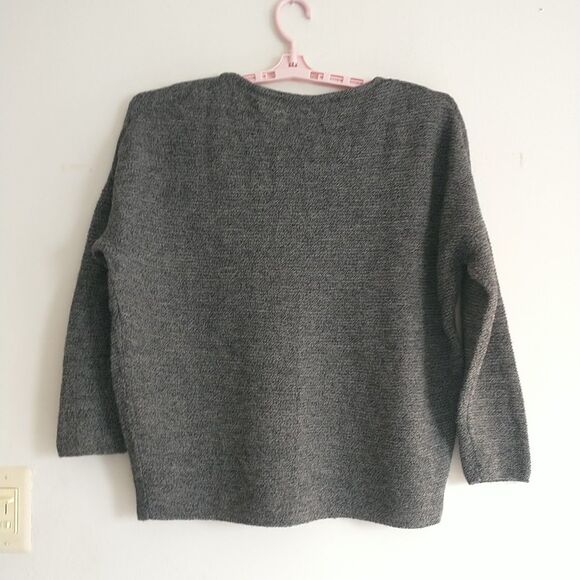Beyond Threads Sweater Pullover Womens M Gray Alpaca Wool Lagenlook Relaxed Fit - Picture 6 of 10